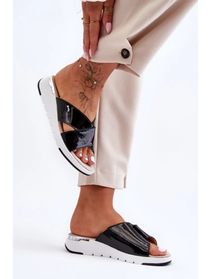 Lakované nízké  Černé model 21625790 - S.Barski