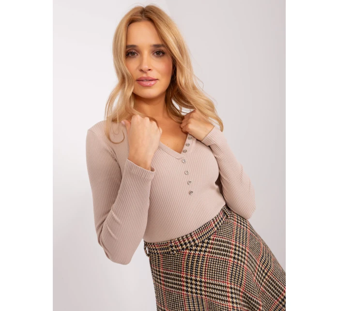 Bluzka RV BZ model 19069322 beżowy - FPrice