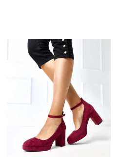 Dámské lodičky na podpatku Bordó  Paris model 21798496 - Inello