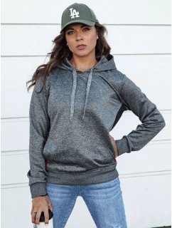 Dámska športová mikina GIM tmavosivá FashionStreet BY1335