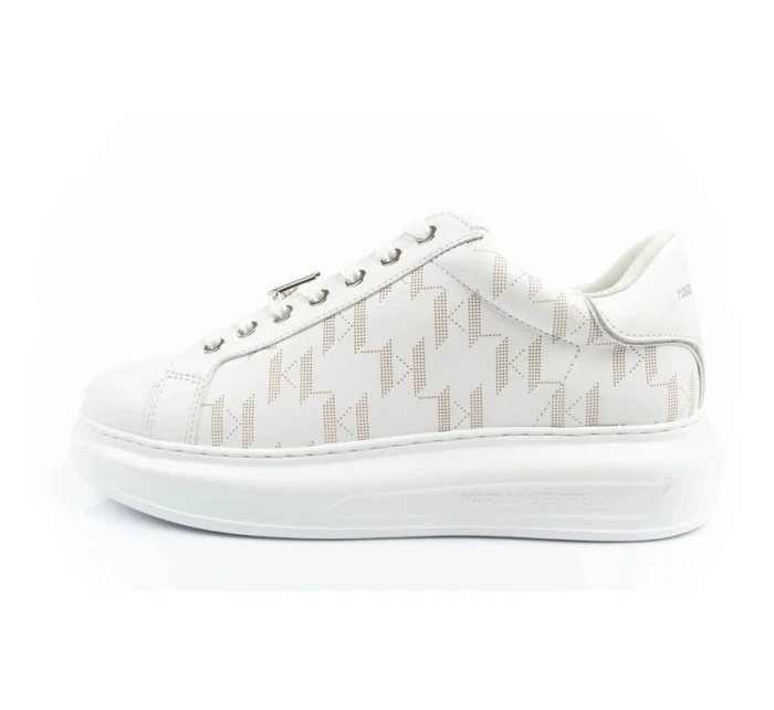 model 21356731 pánské tenisky kožené bílé - Karl Lagerfeld