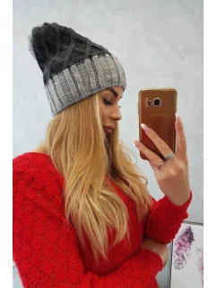 Milano fleecová čiapka K203 graphite+grey