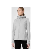 Dámska softshellová bunda NOSD4-SFD300 sivá - 4F
