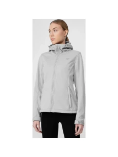 Dámska softshellová bunda NOSD4-SFD300 sivá - 4F