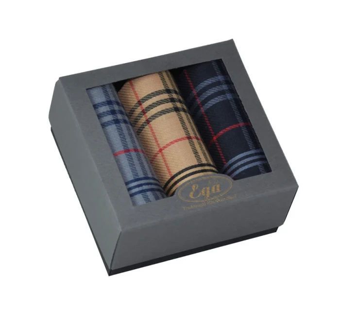 Pánské kapesníky komplet 3 kusy model 19484479 - EGA Pánské kapesníky komplet 3 kusy model 19484479 - EGA