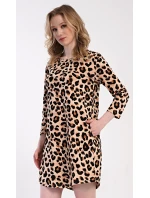 Dámske domáce šaty s trojštvrťovými rukávmi Leona Dámske domáce šaty s trojštvrťovými rukávmi Leona
