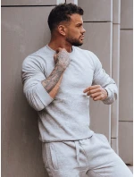 Pánské světle šedé tepláky model 21969516 - Dstreet