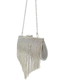 Exkluzívna dámska kabelka strieborná MJML2 - Bestini