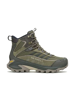Vysoké turistické topánky Merrell Moab Speed 2 Thermo Mid WP – triple black