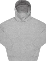 B&C Influence Hoodie – mikina s kapucňou v oversize strihu z hrubej bavlny 01.IH02, športovo sivá
