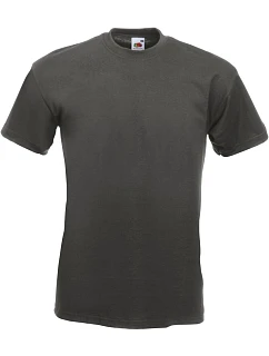 Tričko Fruit of the Loom Super Premium T 16.1044 svetlo grafitové