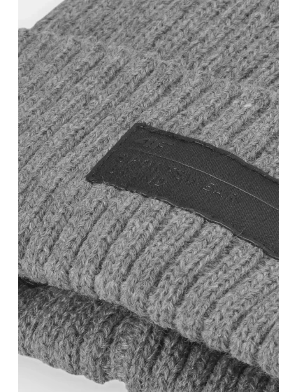 Zimowa Czapka Męska Ocieplana 4F 4FAW23ACAPM306-24M Szara Zimowa Czapka Męska Ocieplana 4F 4FAW23ACAPM306-24M Szara