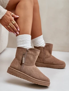 Śniegowce Damskie Big Star OO274A165 Beżowe