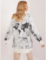 Sweter BA SW model 19688853 ecru - FPrice Sweter BA SW model 19688853 ecru - FPrice