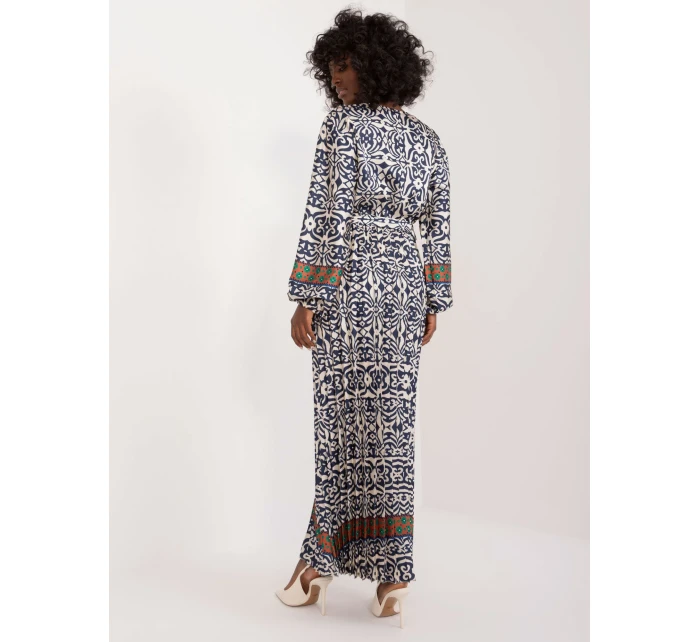 Sukienka DHJ SK model 20105281 granatowy - FPrice Sukienka DHJ SK model 20105281 granatowy - FPrice