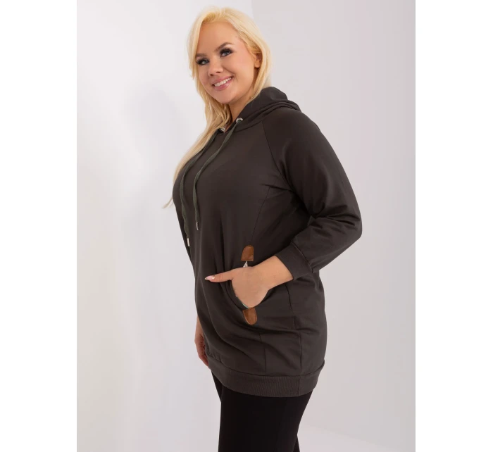 Mikina RV BL 8221.96 tmavá khaki Mikina RV BL 8221.96 tmavá khaki