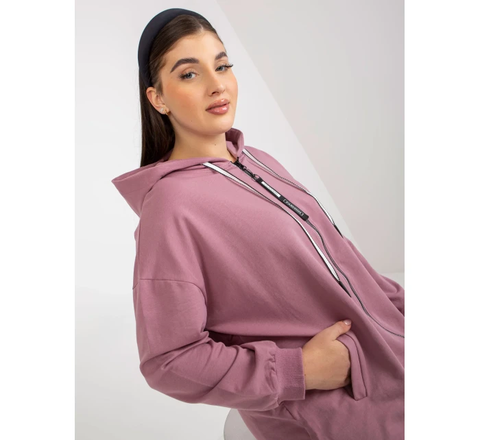 Mikina RV BL 8302.78 tmavo ružová