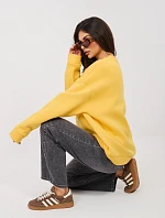 RV BL mikina s kapucňou A1038.66 žltá