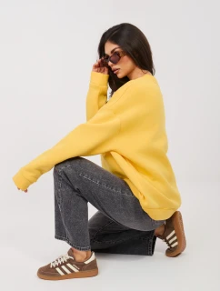 RV BL mikina s kapucňou A1038.66 žltá