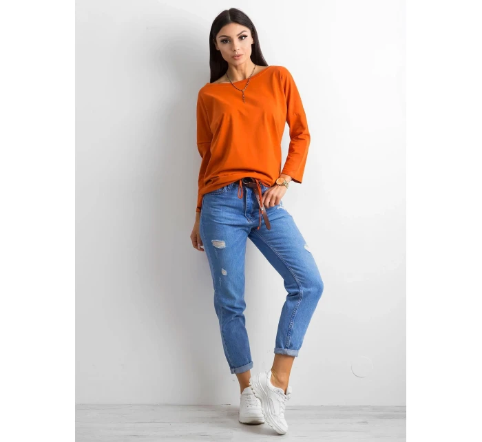 Blúzka RV BZ 4691.44P tmavo oranžová