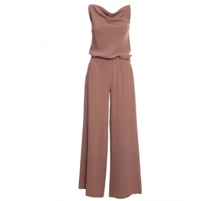 M737 Kombinéza so špagetovými ramienkami - čokoládová M737 Kombinéza so špagetovými ramienkami - čokoládová