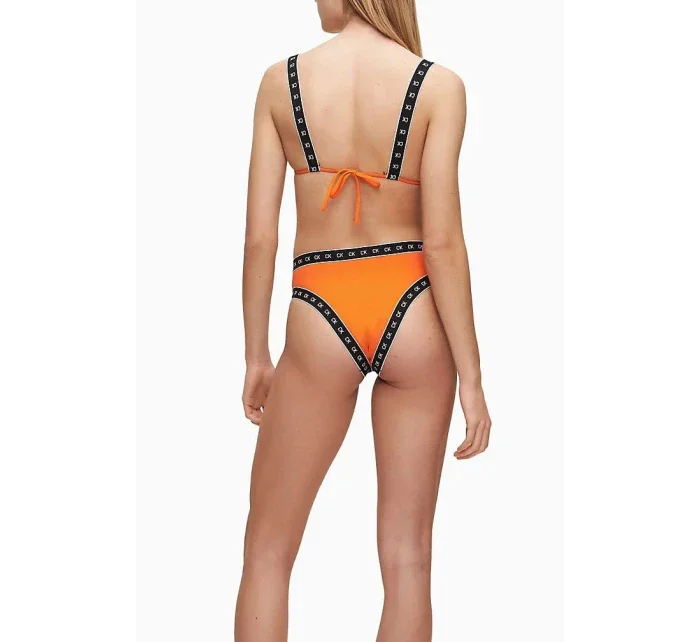 Vrchní díl plavek model 8397617 oranžová - Calvin Klein