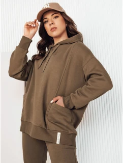 Dámská mikina hnědá Dstreet model 21975389 - FashionStreet