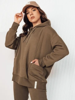 Dámska mikina ALIEENS hnedá FashionStreet BY1278