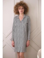 Dámská rozepínací noční košile Cana 409 dł/r S-XL