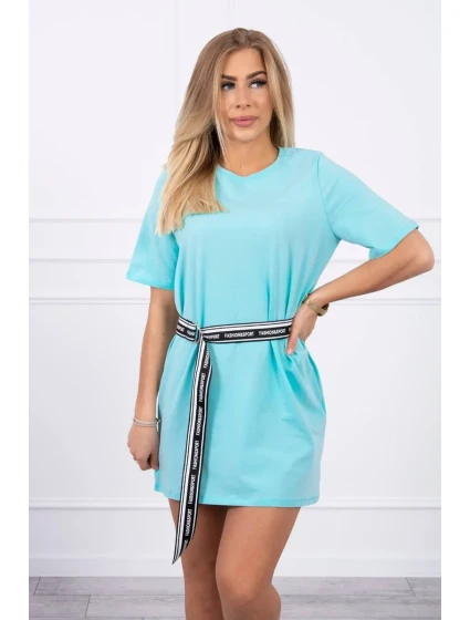 Šaty s ozdobným pásikom mint Šaty s ozdobným pásikom mint