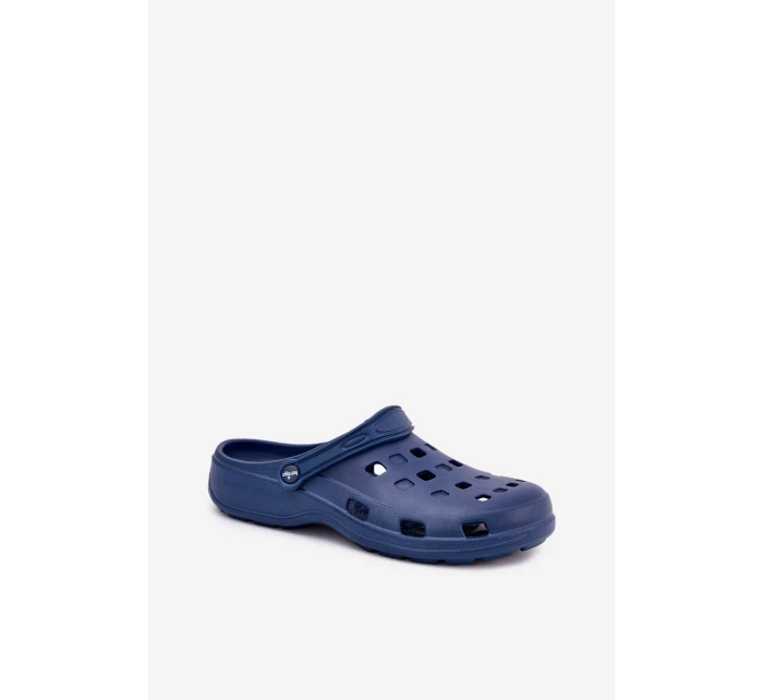 Klapki Męskie Piankowe LEMIGO 807 Granatowe