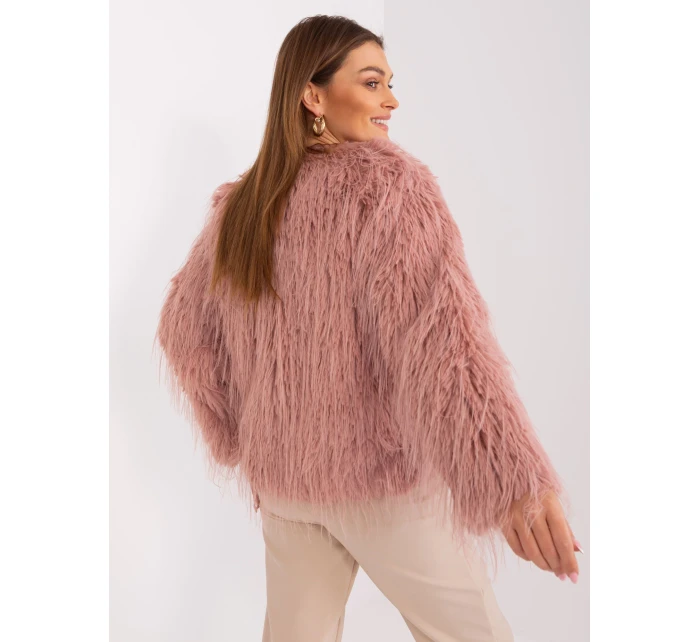 Bunda AT KR 2359.96P tmavo ružová