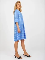 Dámské šaty model 18132711 modré - FPrice