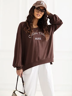 Blúzka RV BL A1220.11 tmavohnedá