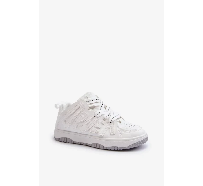 Dámske tenisky z ekokože biele Berilla Dámske tenisky z ekokože biele Berilla