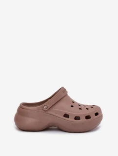 Dámske penové papuče Big Star - tmavo béžové