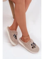 Dámske kožušinové papuče so srdcom - béžové Amandra Dámske kožušinové papuče so srdcom - béžové Amandra