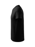 V-neck tričko unisex černá V-neck tričko unisex černá