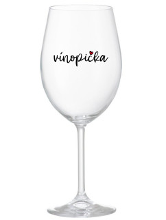 VINOPIČKA - číry pohár na víno 350 ml