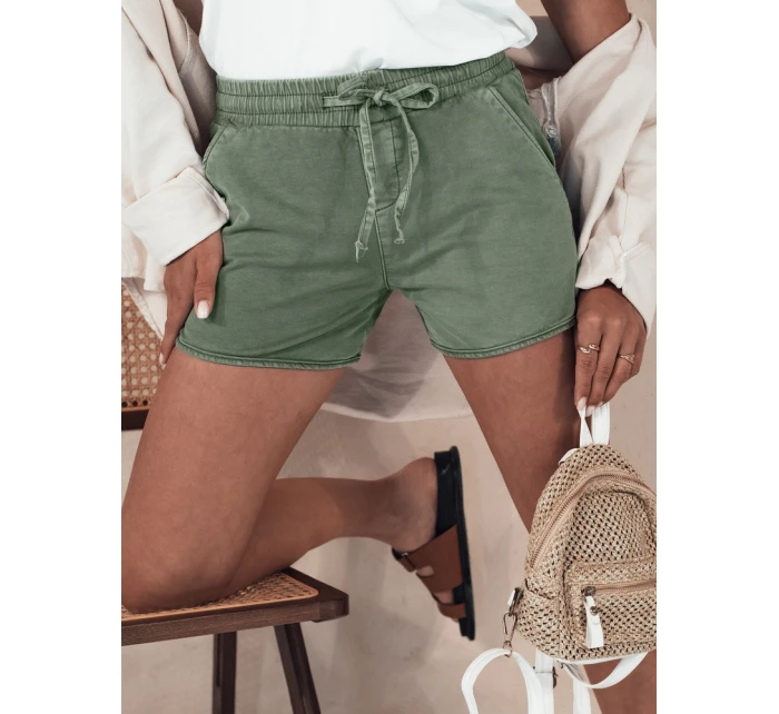 Dámske šortky CITYCHIC olive FashionStreet SY0350