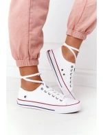 Damskie Trampki Big Star Gumowy Nosek Białe DD274336