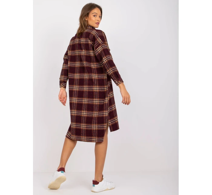 Košeľa EM KS 002/06.11P bordová