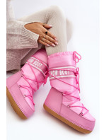 Dámske vysoké snehové topánky Pink Venila