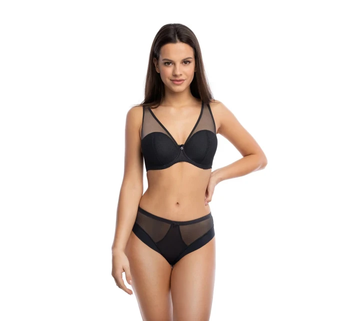 Polovystužená dámska podprsenka semi soft BS 1124 Hera čierna - Gaia Polovystužená dámska podprsenka semi soft BS 1124 Hera čierna - Gaia