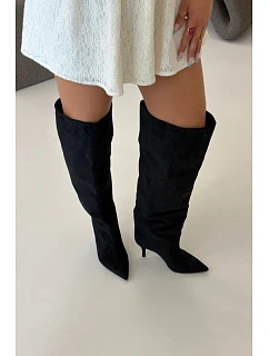 Kozačky na podpatku model 230957 Step in style