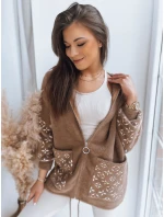 Dámská bunda s kapucí camel Dstreet model 21969188 - FashionStreet