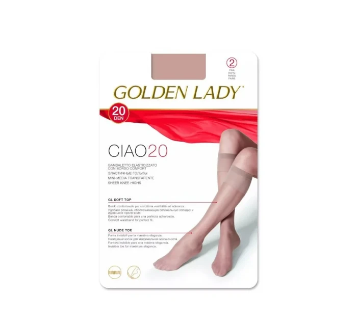 Dámske podkolienky | Golden Lady | Ciao 20 den