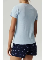 Dámske pyžamo 490/01 svetlomodré - Atlantic Dámske pyžamo 490/01 svetlomodré - Atlantic