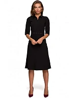 S231 Obojok s opaskom s prackou - čierny