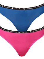 Dámske tangá Micro 1996 2Pack QD5035E-C0Z - Calvin Klein